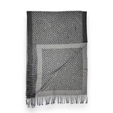 Maze Print Cashmere Blend Winter Scarf