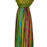 Reversible Pashmina - Rainbow Dots Print
