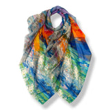 Radiant Ocean Sunset Art Print Scarf