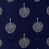 Tree of life print winter scarf on cashmere mix with tassels