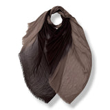 Soft plain neutral ombré rayon