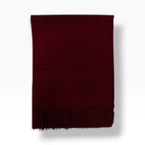 Classic Plain Cashmere Blend with Tassels - 10 + colours available