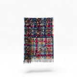 Patchwork Floral Paisley Scarf with Tassel Fringe