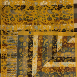 Patchwork Floral Paisley Scarf with Tassel Fringe