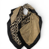 Geometric Chain Print Lightweight Scarf