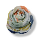 Pastel Polka Dot Scarf with Tassels