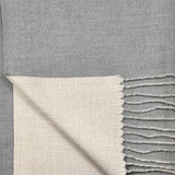 Reversible Two-Tone Cashmere Blend Winter Scarf
