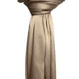 Hammered grained satin