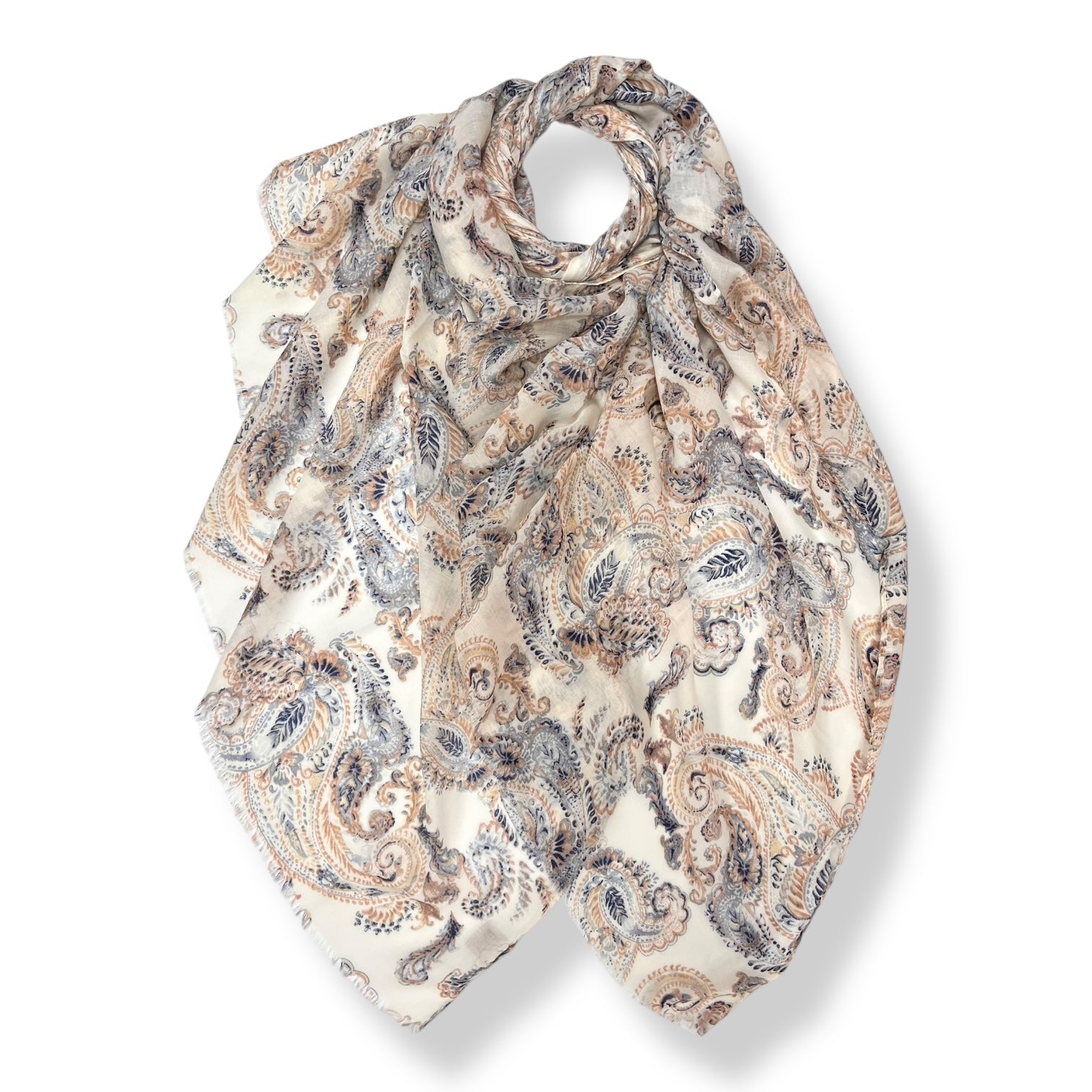 Paisley print scarf