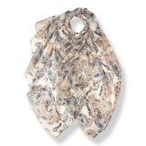 Paisley print scarf