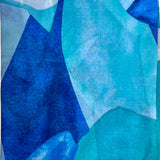 Soft Abstract painting on solid canvas scarf