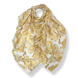 Paisley print scarf