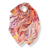 Marble effect scarf