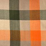 Printed Classic Colourful Woolmix Small Checks Winter Scarf With Tassels