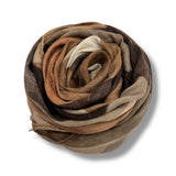 Camouflage print scarf