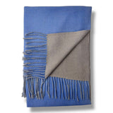 Reversible Two-Tone Cashmere Blend Winter Scarf