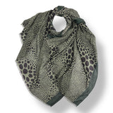 Leopard dots print scarf