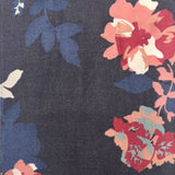 Midnight Blossom Print Scarf