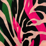 Tropical Fusion Abstract Print Scarf