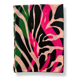 Tropical Fusion Abstract Print Scarf