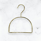 Golden scarf hanger
