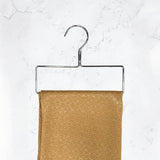 Rectangle silver scarf hanger