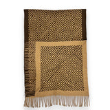 Maze Print Cashmere Blend Winter Scarf