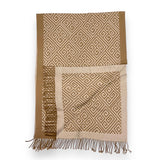 Maze Print Cashmere Blend Winter Scarf