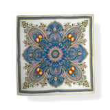 Ornate Floral Medallion Scarf