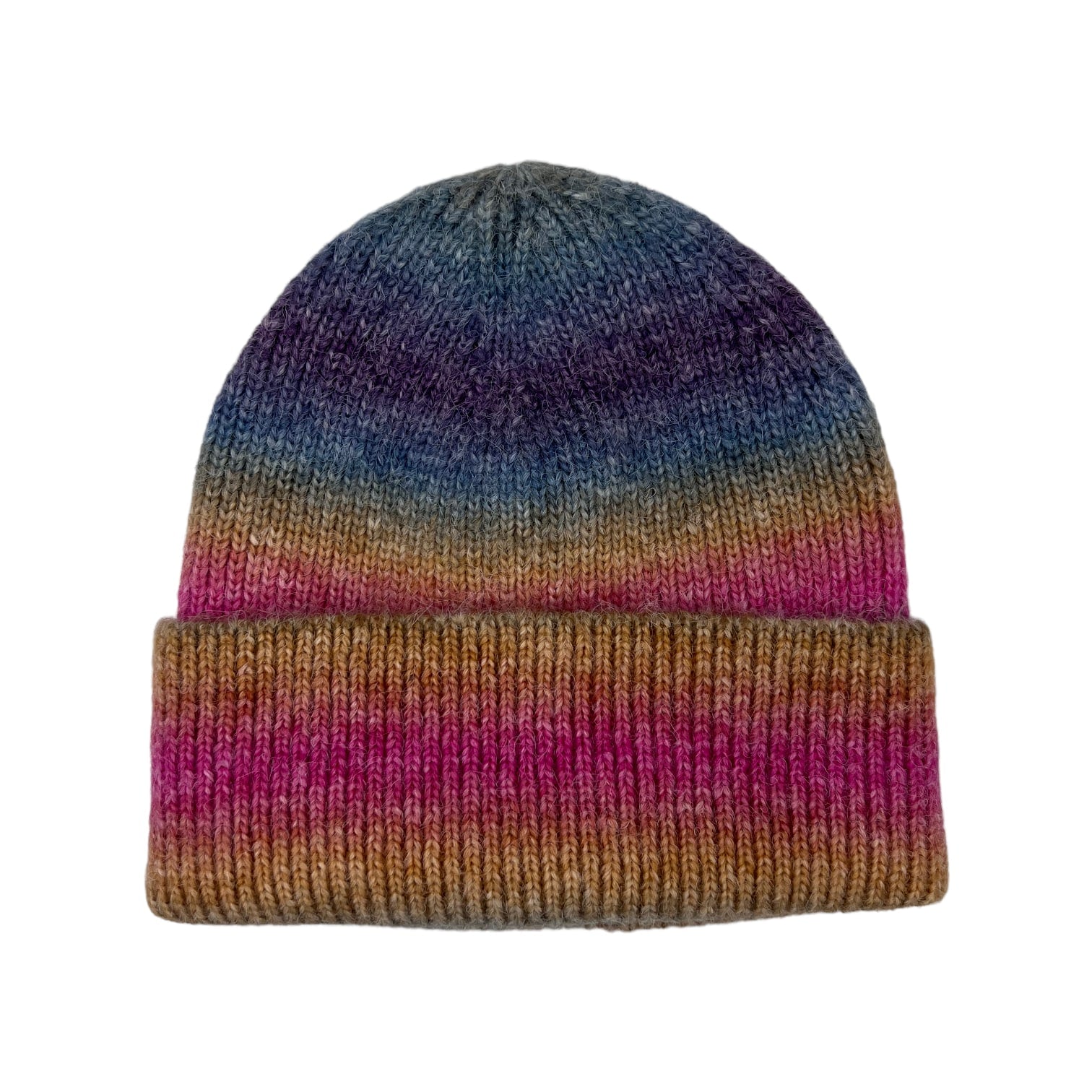 Tiedye wool blend winter beanie hats