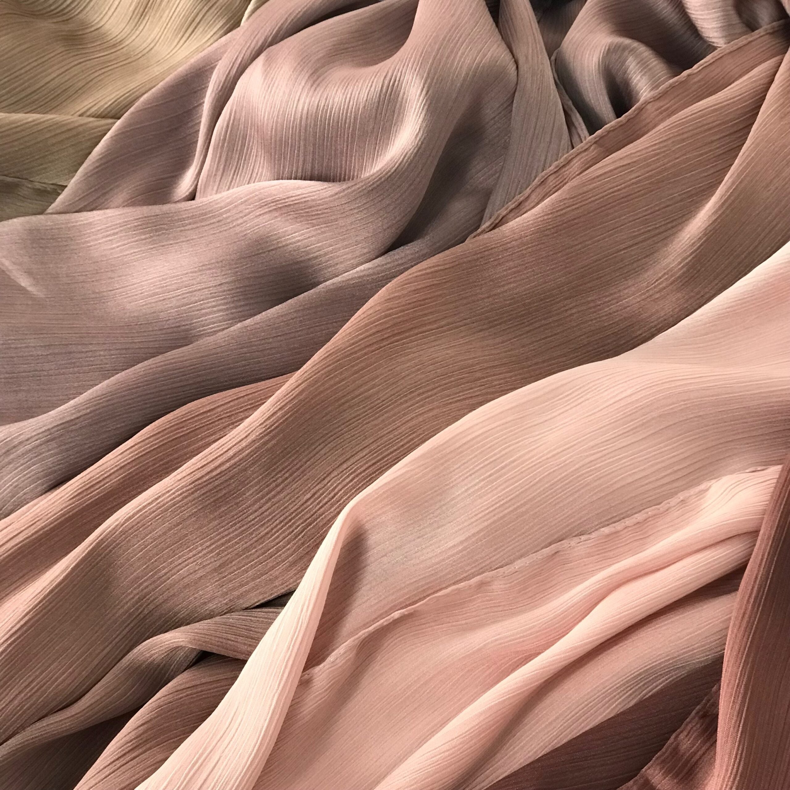 Satin Muna Ribbed Plain Hijab - 45 colours