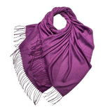 Plain Light Pashmina Large Scarf