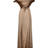 Shimmer pleated plain scarf