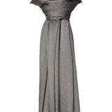 Shimmer pleated plain scarf