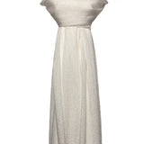 Shimmer pleated plain scarf