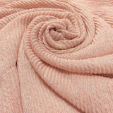 Pleated Plain Lurex Large Scarf