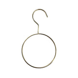 Golden round scarf hanger