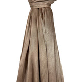 Shimmer sheen ribbed plain hijab veil