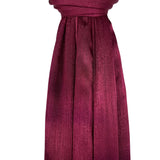 Shimmer sheen ribbed plain hijab veil