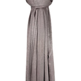 Shimmer sheen ribbed plain hijab veil