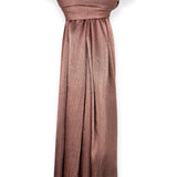 Shimmer sheen ribbed plain hijab veil