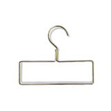 Rectangle golden scarf hanger