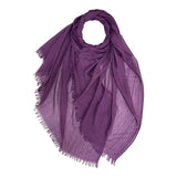 Classic Cotton Blend Plain Scarf - 48 colours