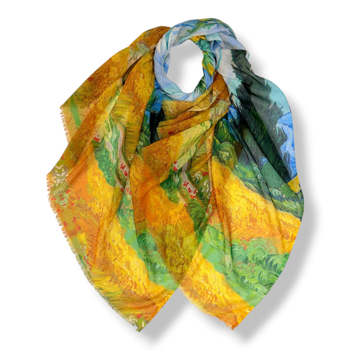 Golden Fields Landscape Scarf