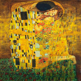 Golden Embrace Art Scarf