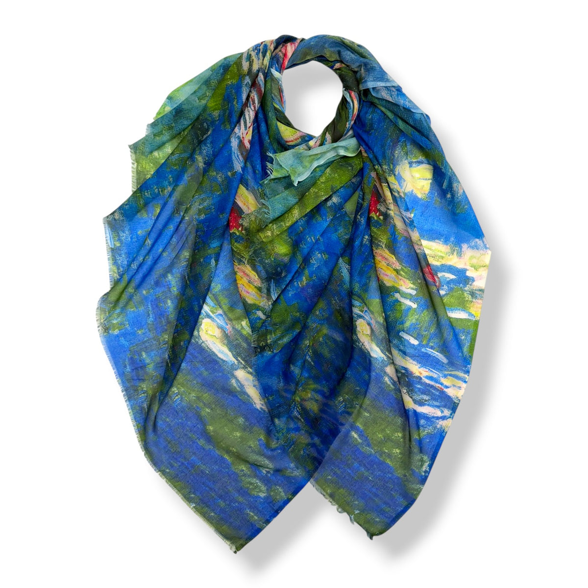 Water Lily Garden Art Scarf
