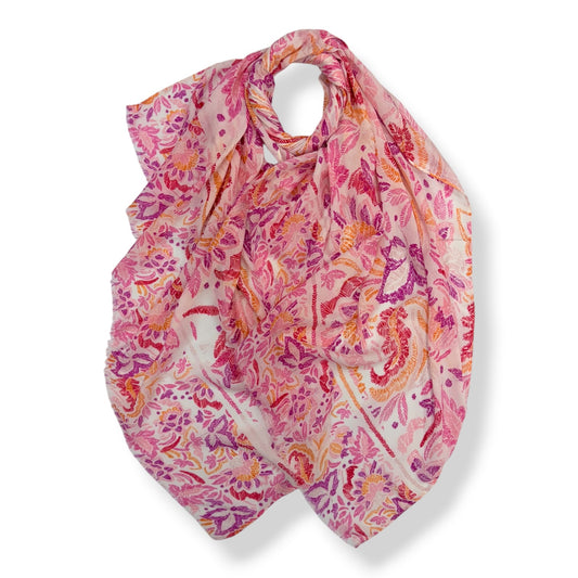 Botanical Garden Floral Print Scarf
