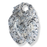 Botanical Garden Floral Print Scarf