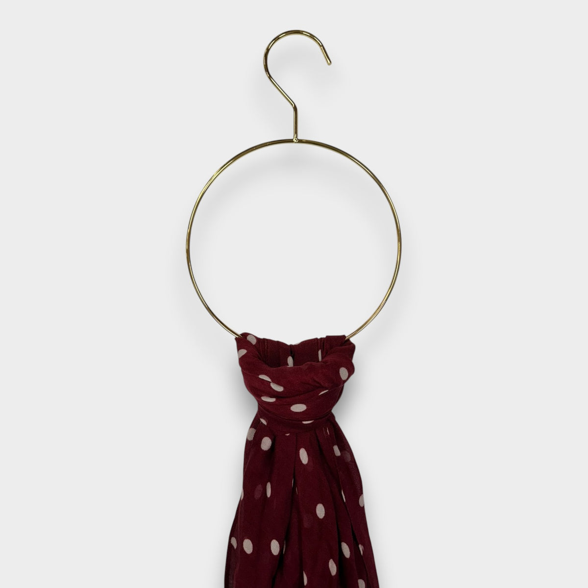 Big Golden round scarf hanger