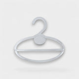 Clear Oval Scarf Display Hanger